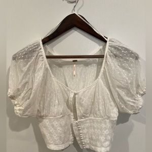 Free people button up top